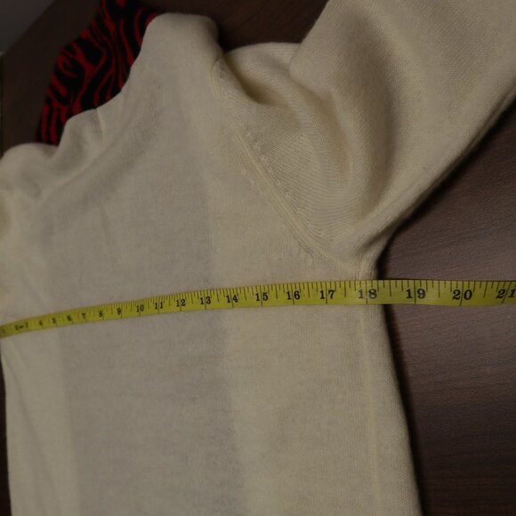 Madeleine Thompson Wool Cashmere Duster Cardigan Women S Cream Quiet Luxury Prep - Picture 8 of 12